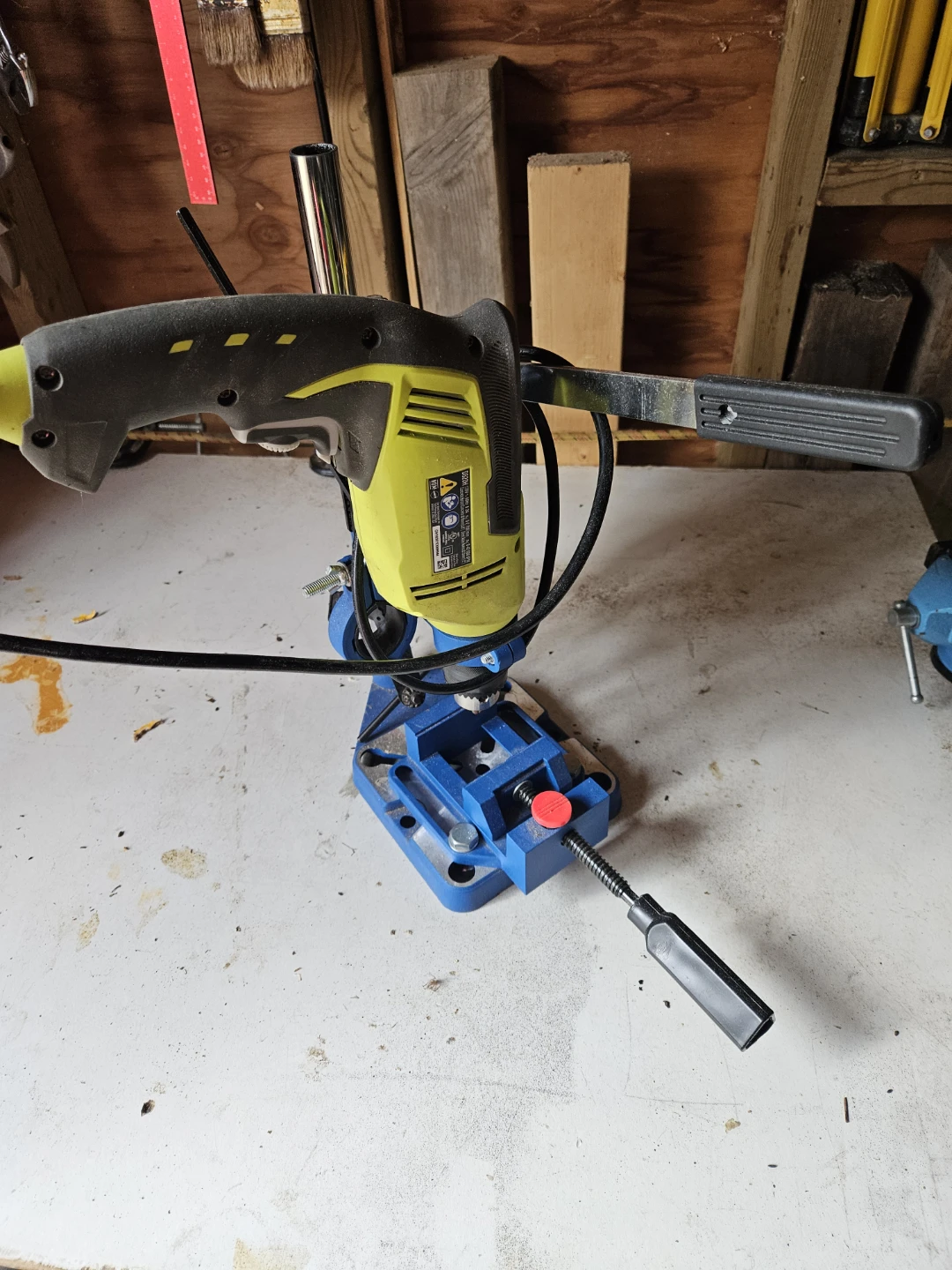 Ryobi Drill  and Press Stand with Clamp - photo 2