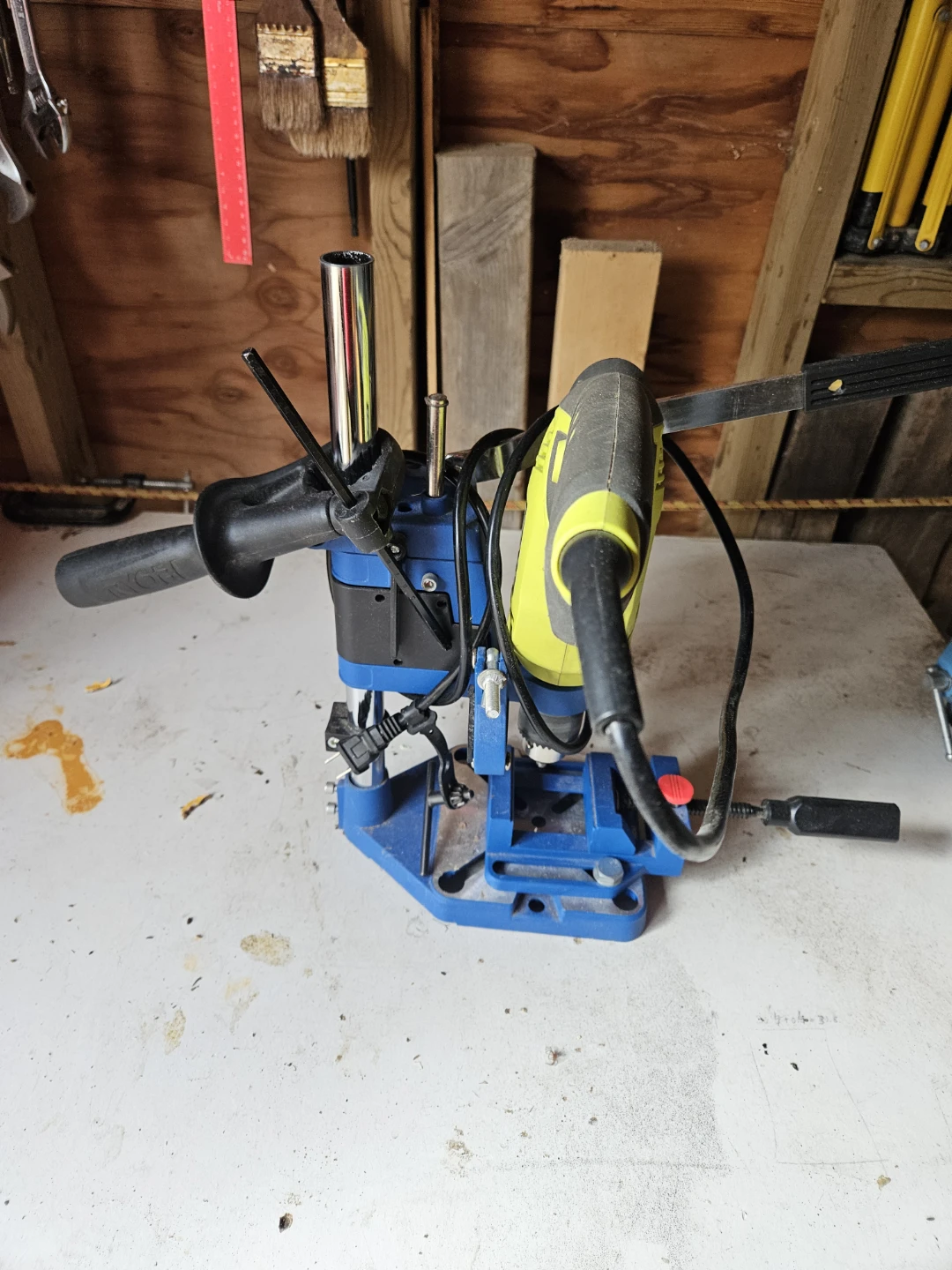 Ryobi Drill  and Press Stand with Clamp - photo 3