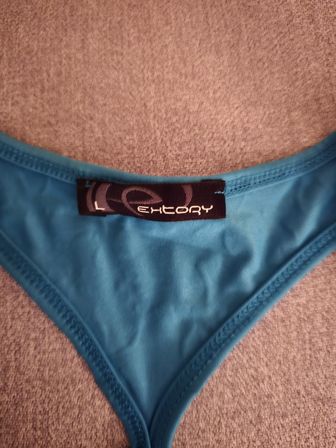 EXHORY Women's Blue Athletic Dress Size L - photo 2