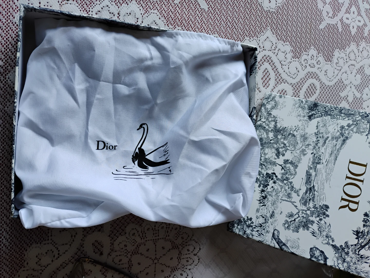 Christian Dior Black Leather Saddle Bag with Strap - photo 2