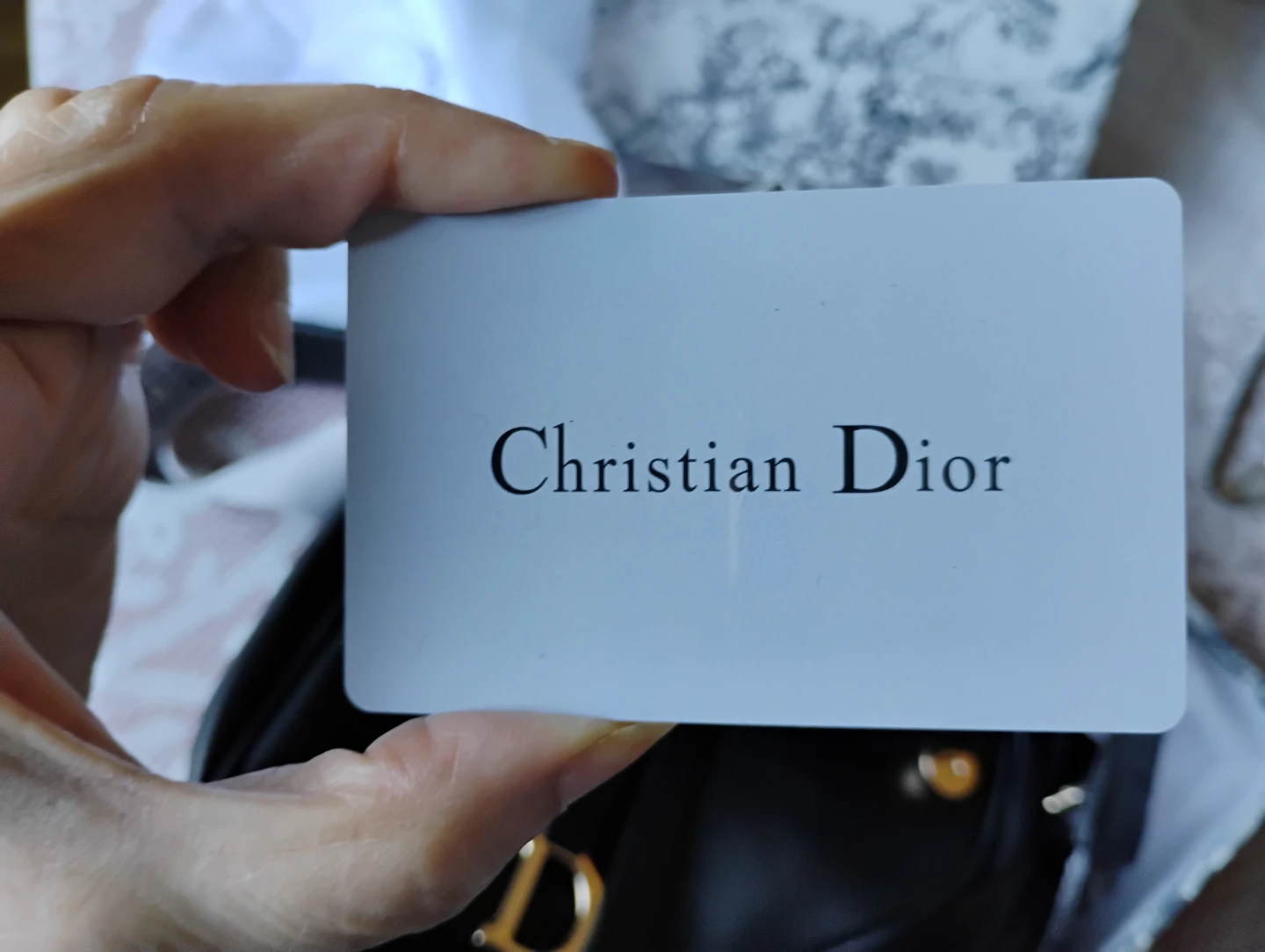 Christian Dior Black Leather Saddle Bag with Strap - photo 5