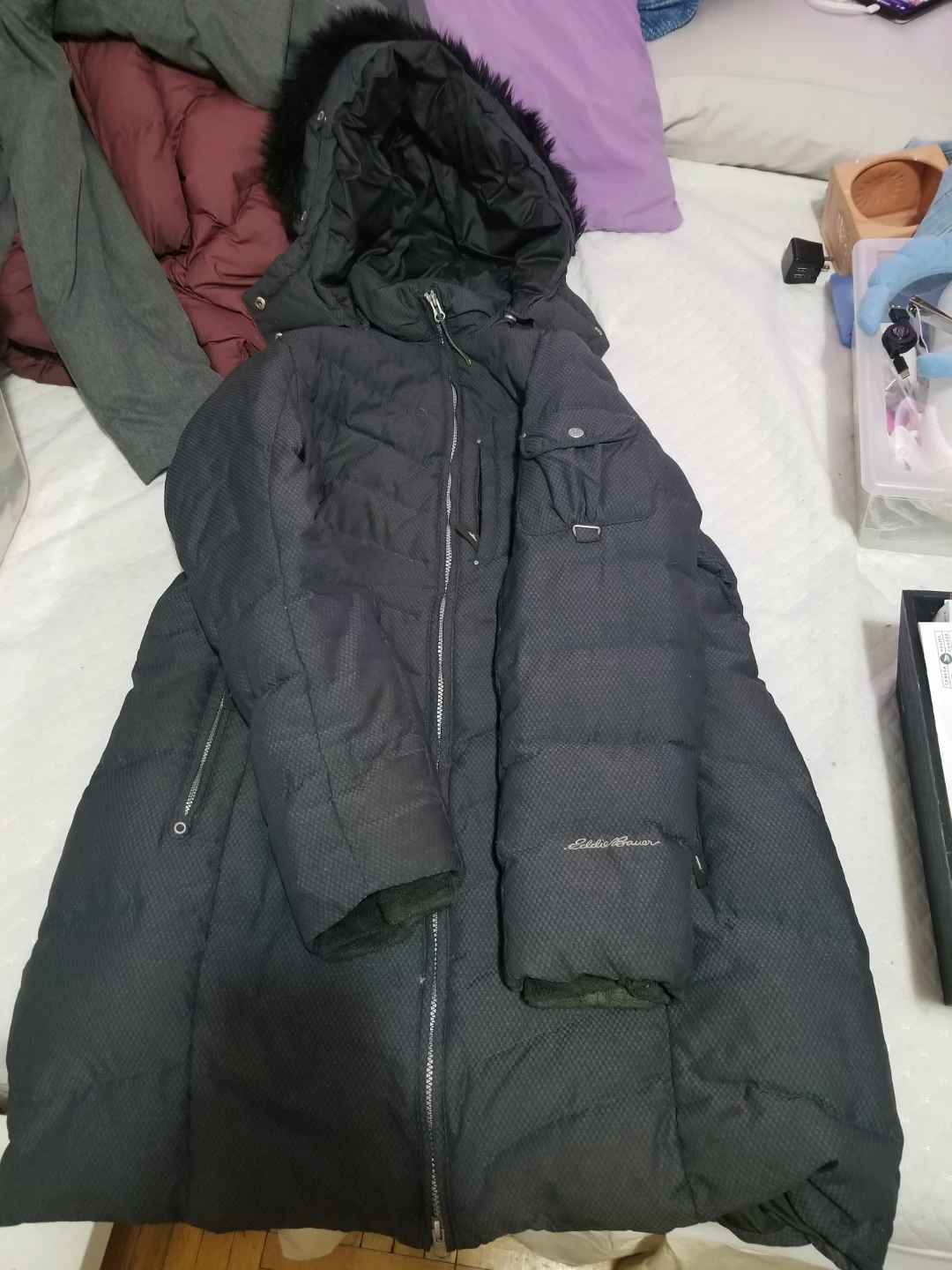 Eddie Bauer Women's Puffer Winter Coat - Black - photo 3