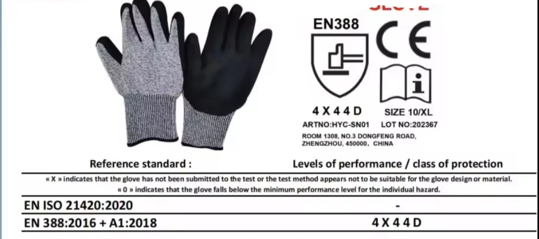Cut Resistant Safety Gloves