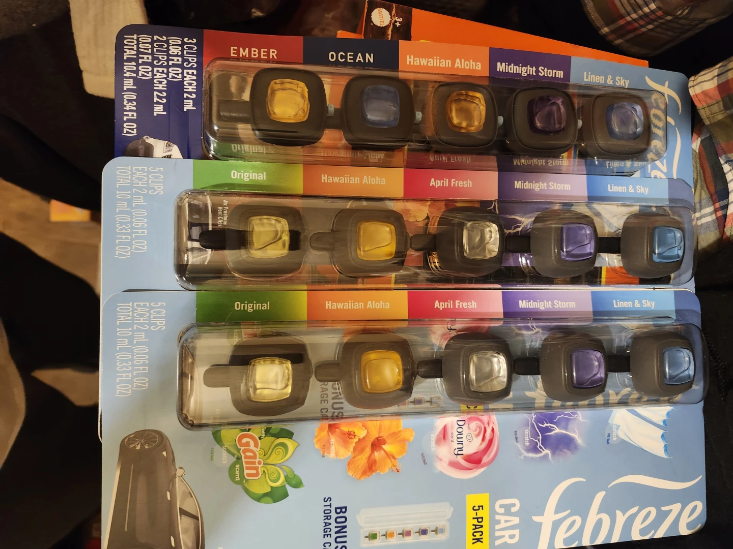 Febreze Car Air Freshener Vent Clips - 3 Packs