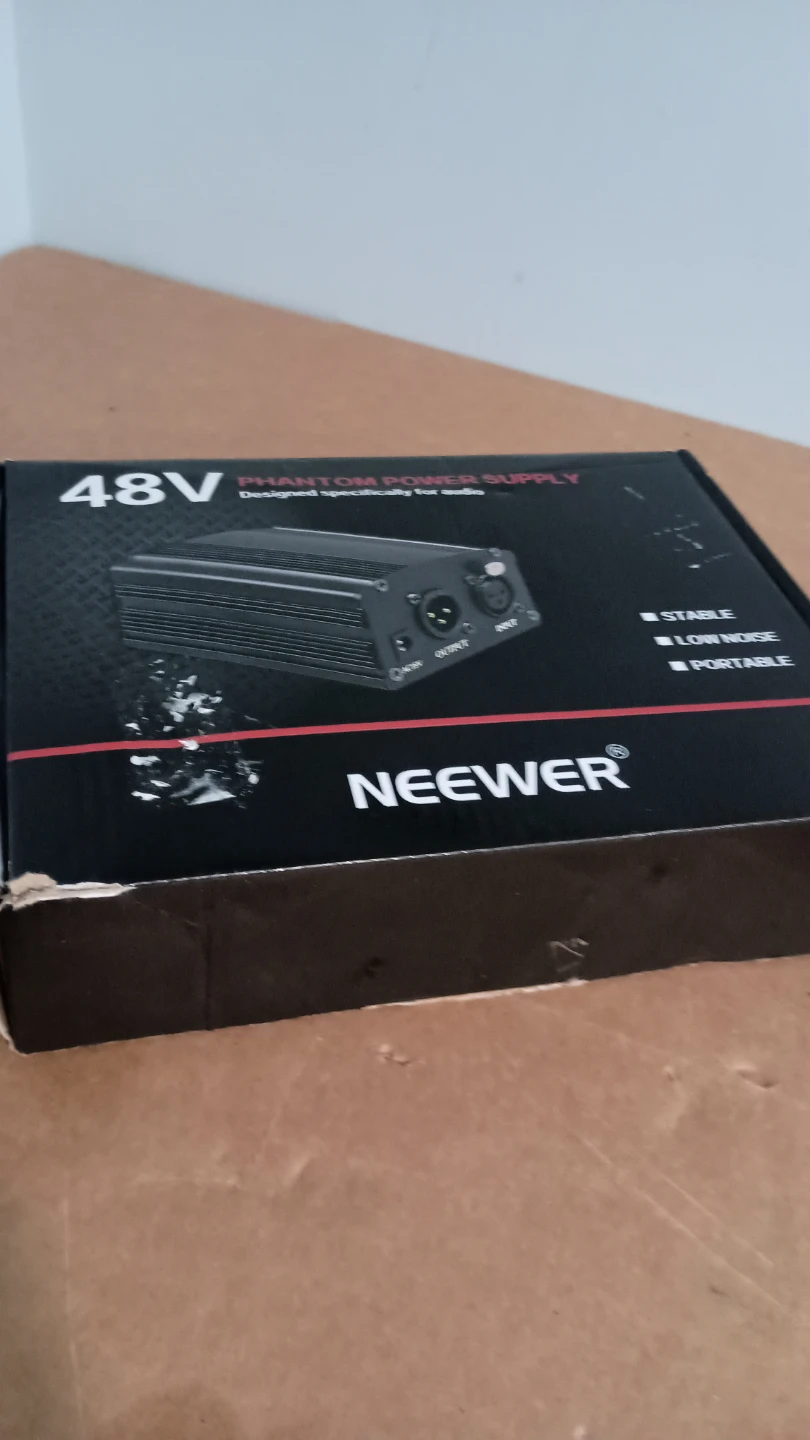 Neewer 48V Phantom Power Supply for Audio