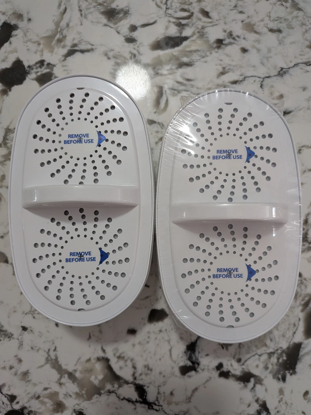 Two White Replacement Water Filters 🌱