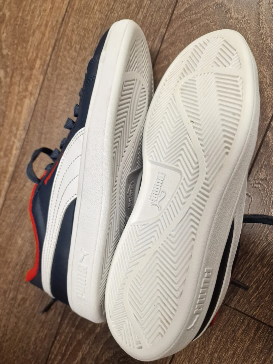 Puma Smash V2 Sneakers - Blue/Red/White - photo 4