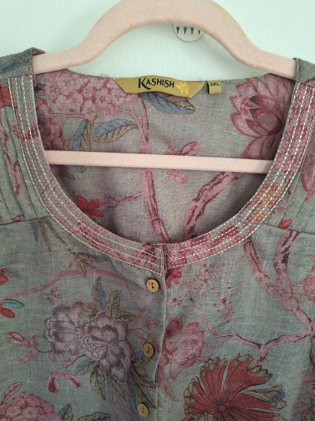 Kashish - Summery Floral Print Tunic Top Kurti - photo 5