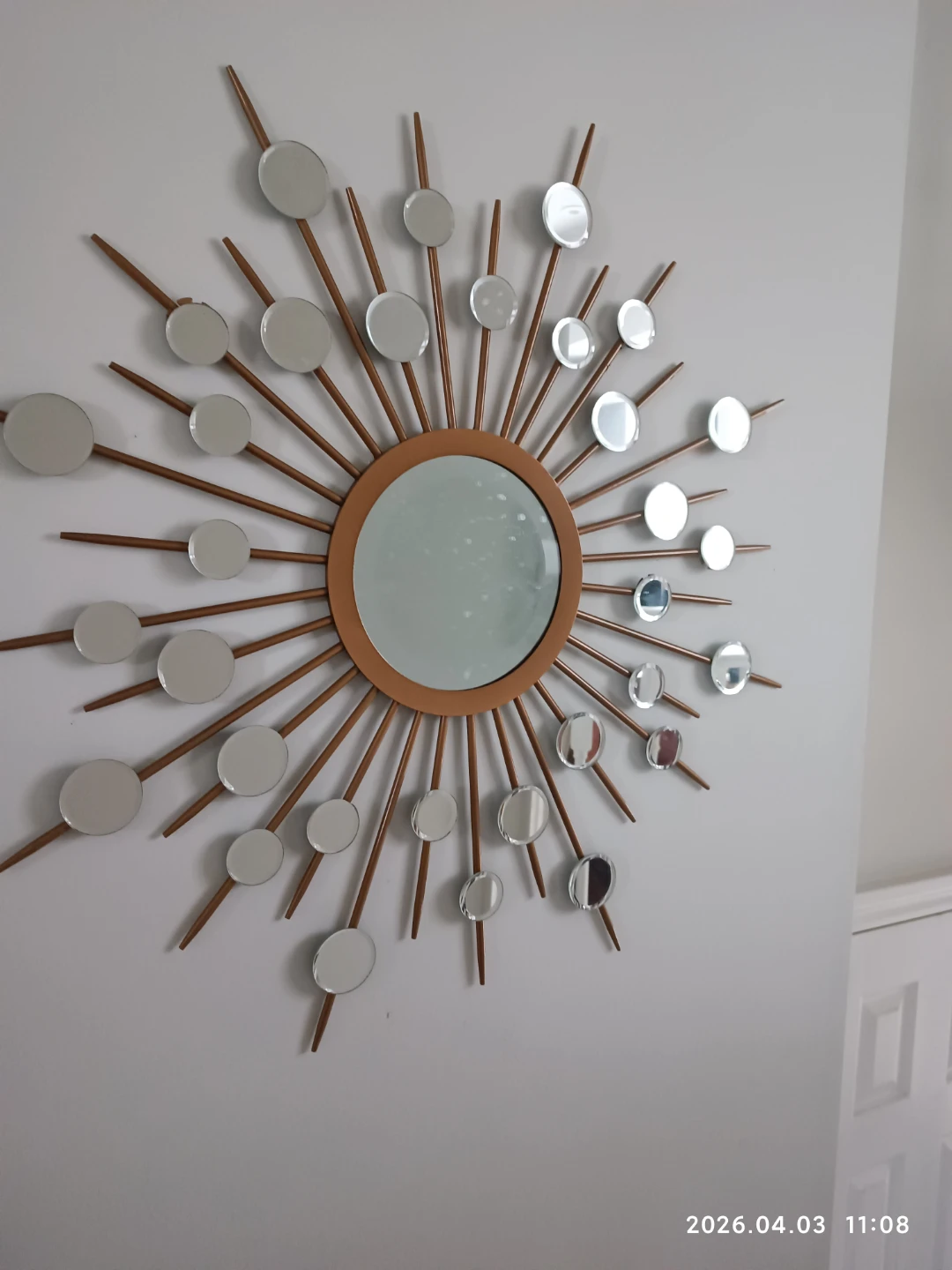 Sunburst Mirror with Accent Mirrors