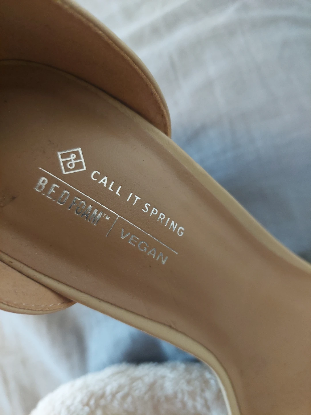 Call It Spring Beige Strappy Knot Heels - photo 2
