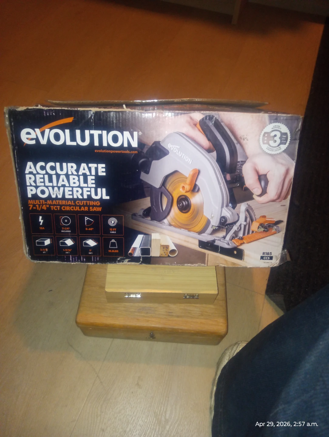 Evolution Multi-Material Circular Saw - 7-1/4" - photo 3