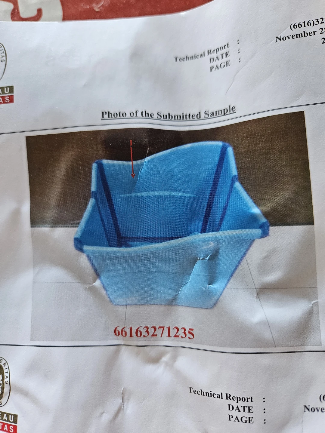 Blue Folding Bathtub - photo 3