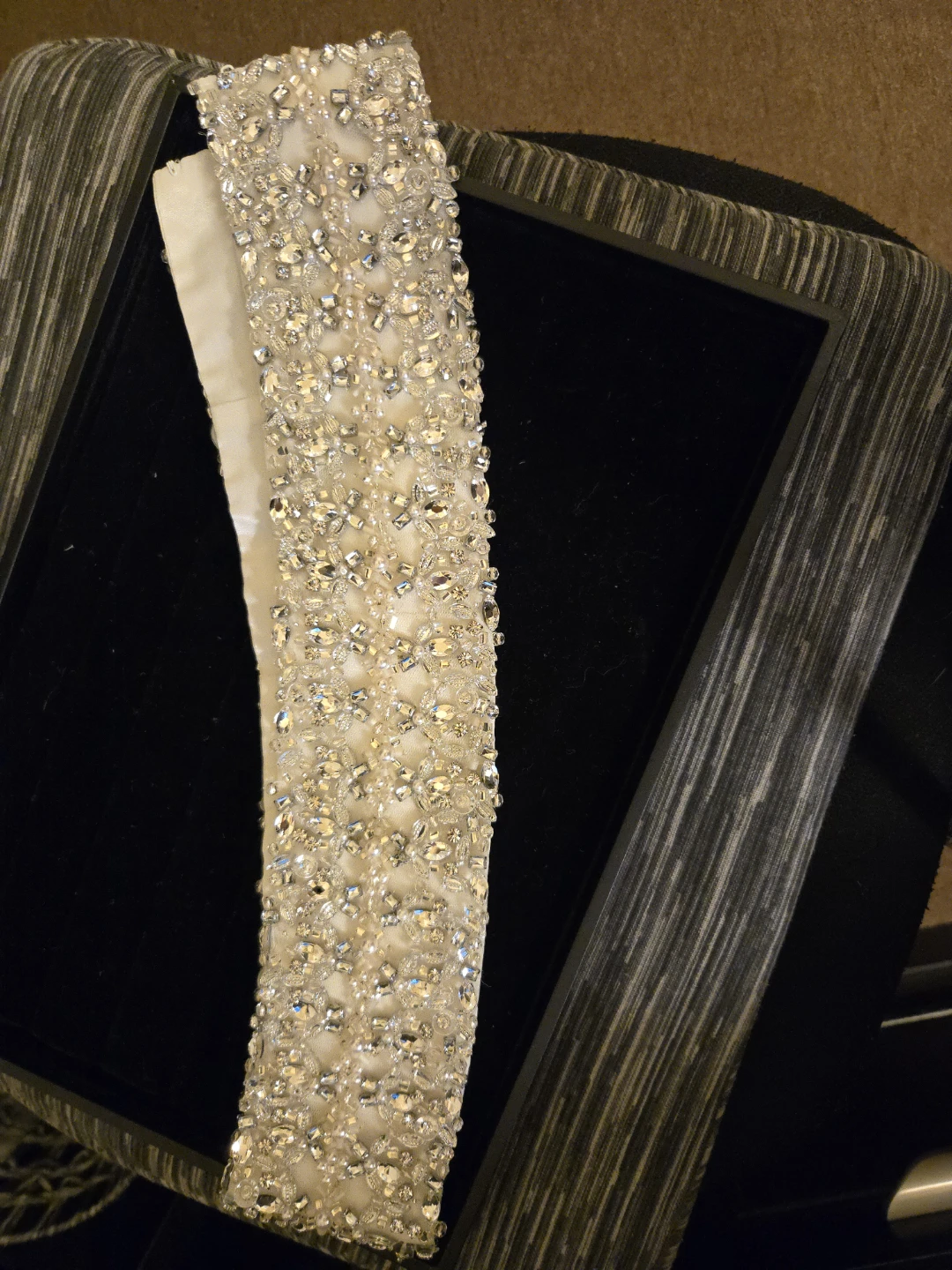 Enzoani Beaded Bridal Sash - photo 2