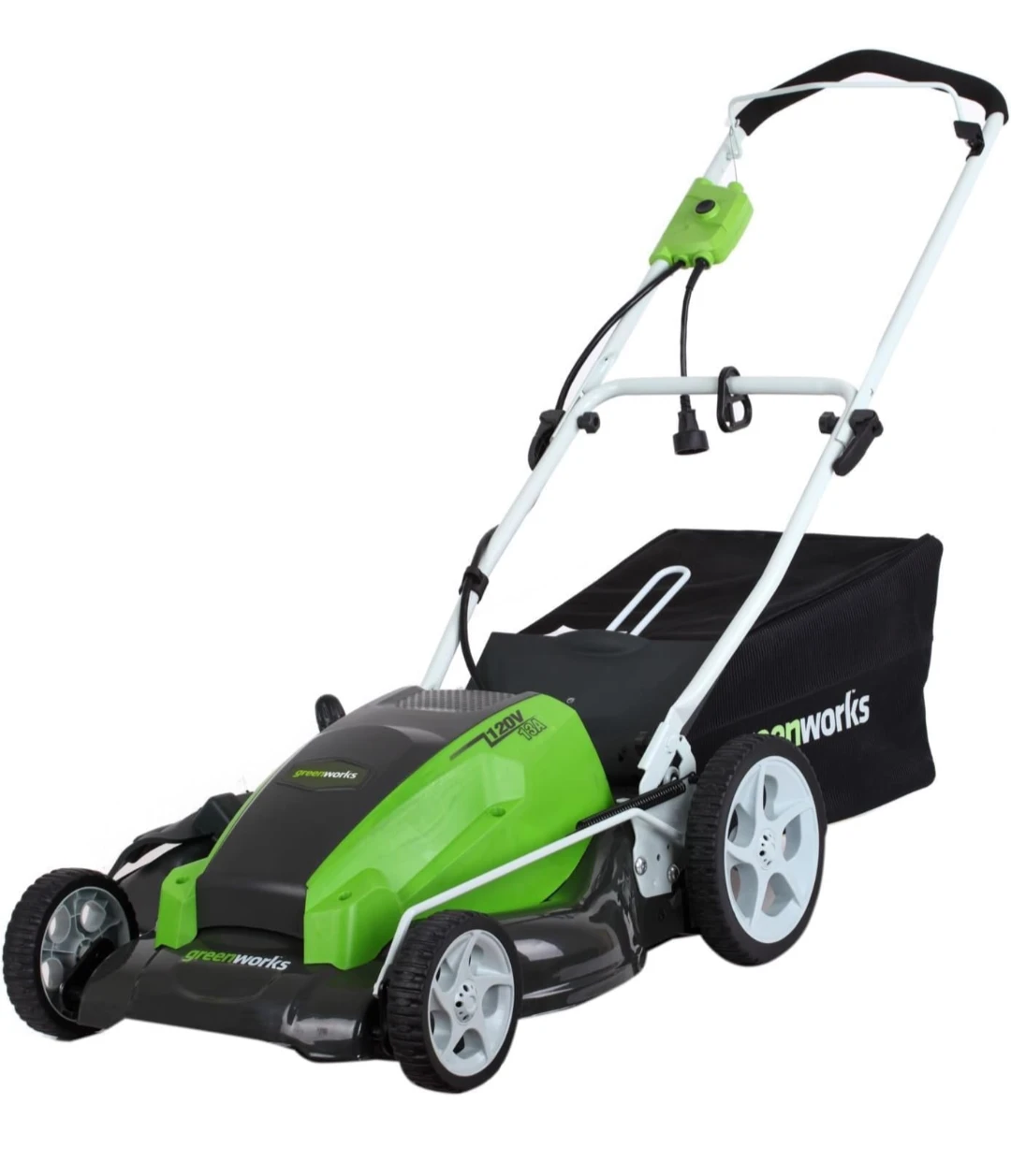 Greenworks 21" 12 Amp Corded Electric Lawn Mower