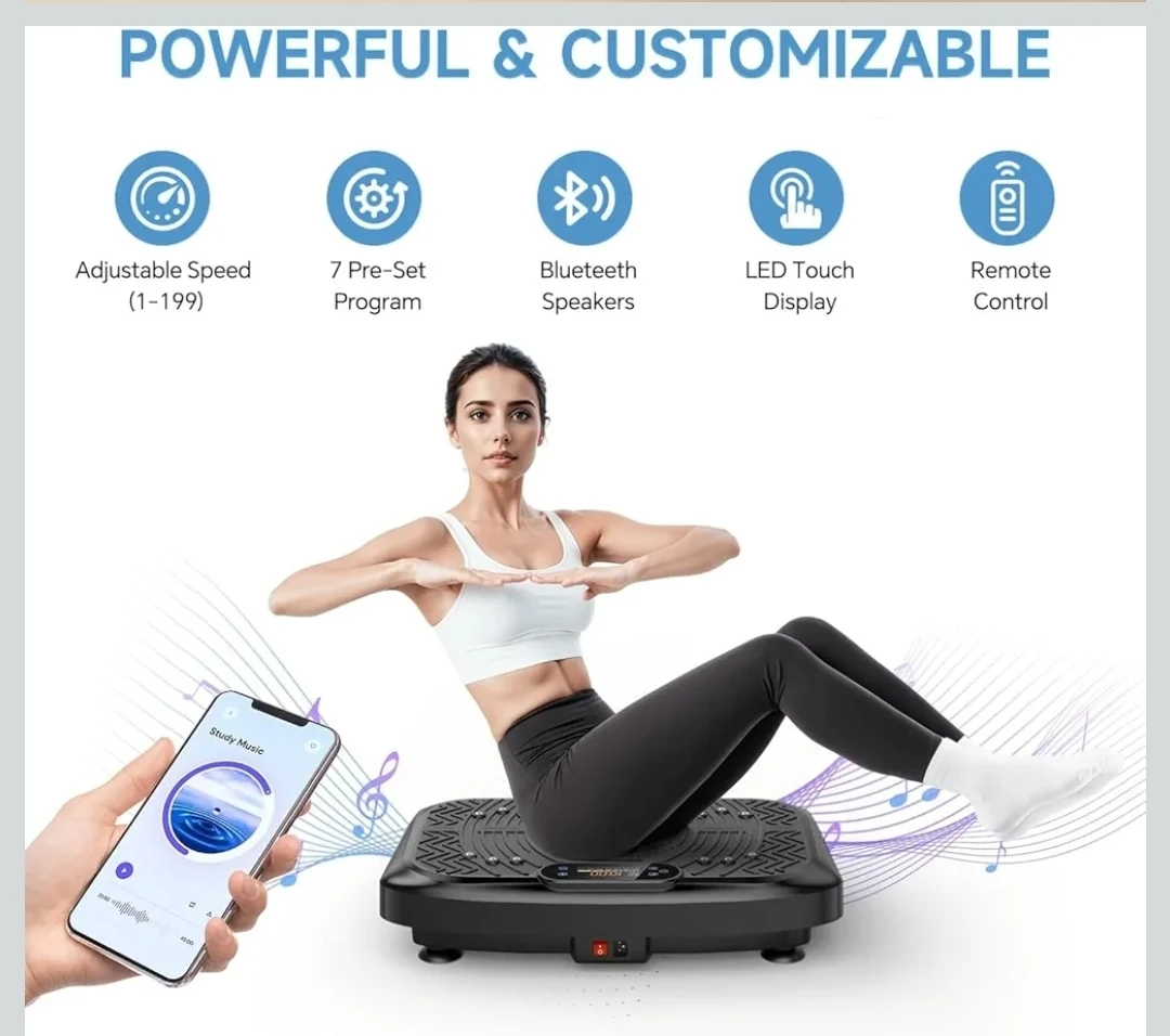 Taevno Vibration Plate Exercise Machine with Remote, and more - photo 5