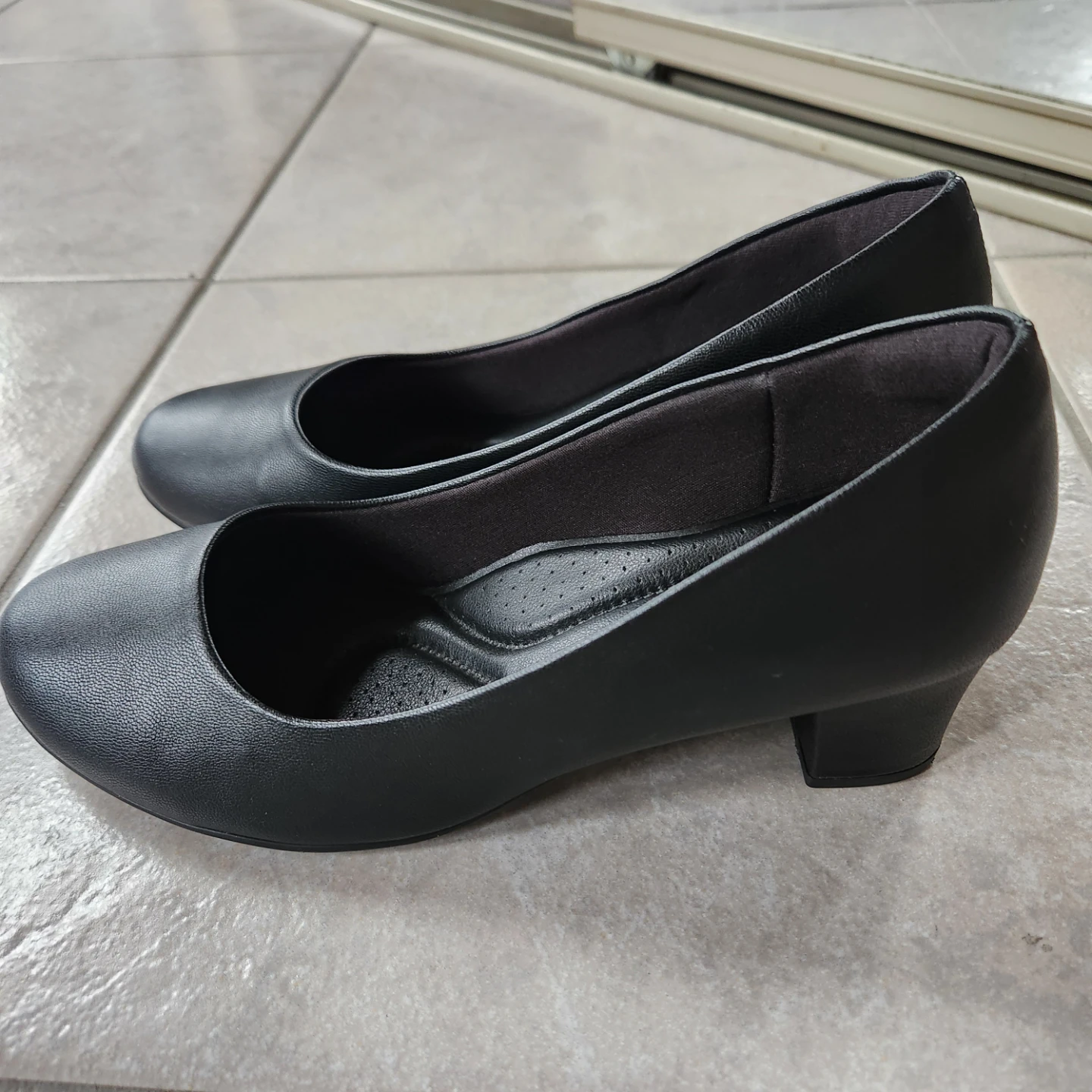Piccadilly Black Heels - Size 36 EU / 7 US