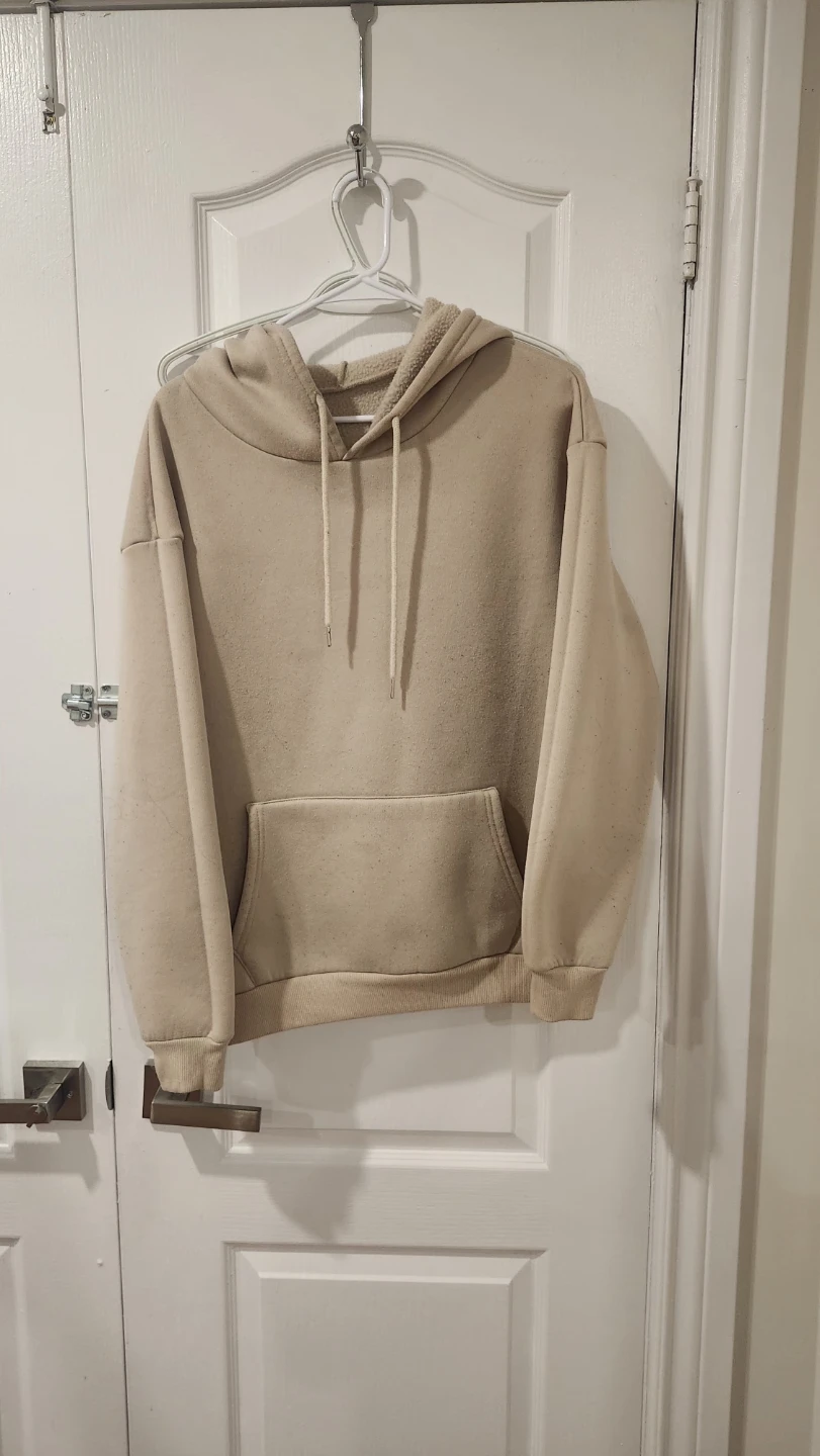 Beige "Stay Trippy Little Hippie" Hoodie