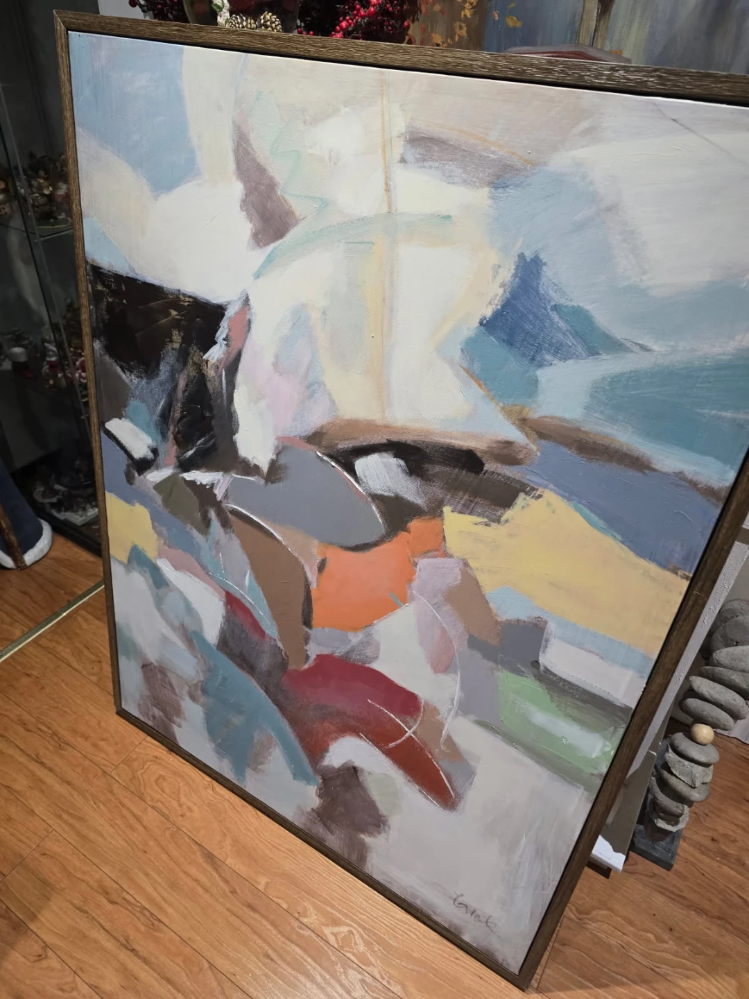 Abstract Framed Canvas Wall Art