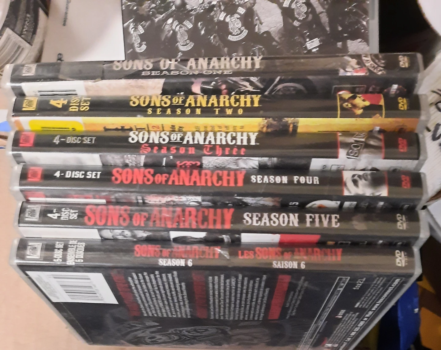 Sons of Anarchy Complete Series Seasons 1-6 DVD