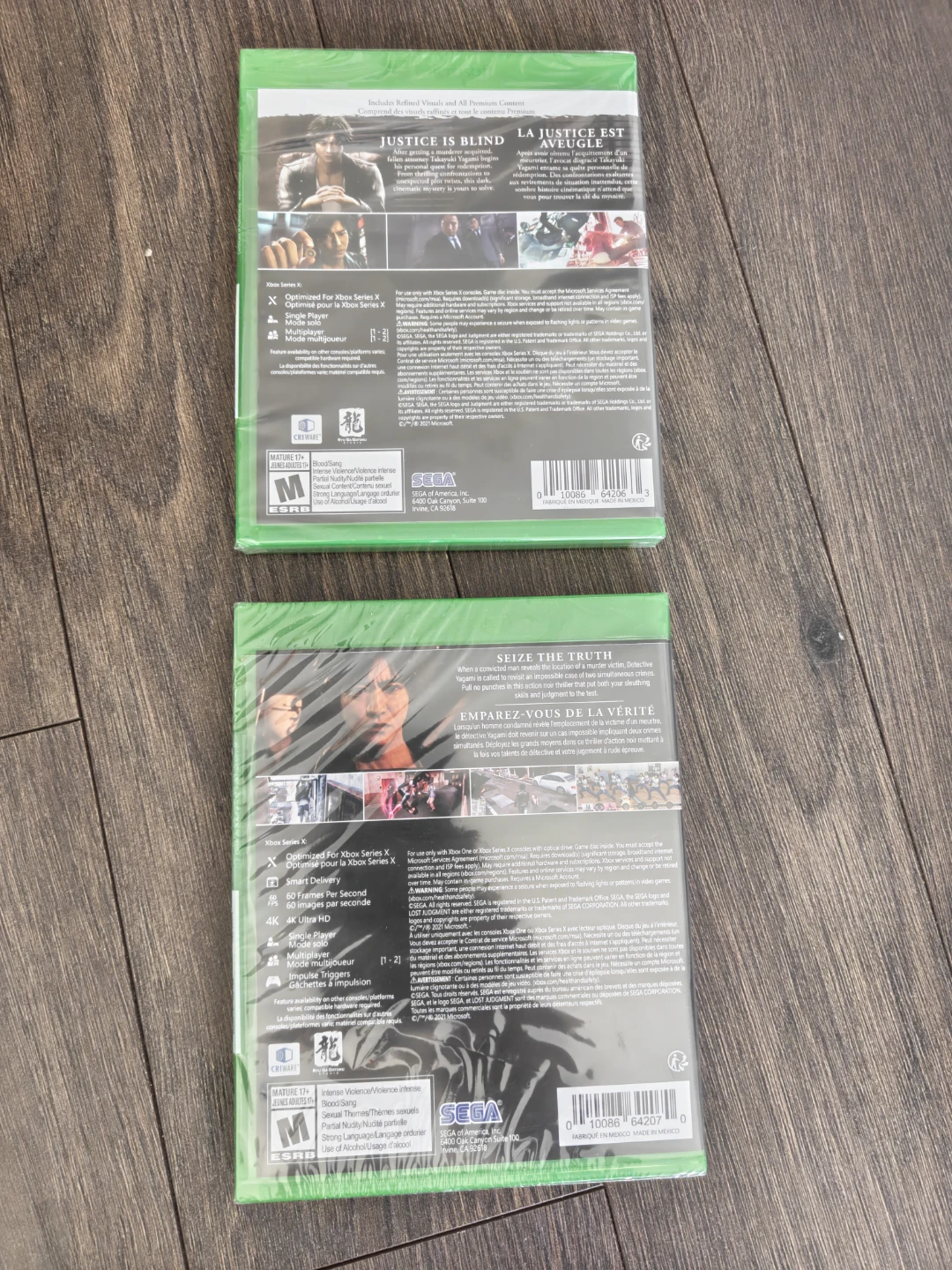 Judgment & Lost Judgment for Xbox series X / S (new) - photo 2