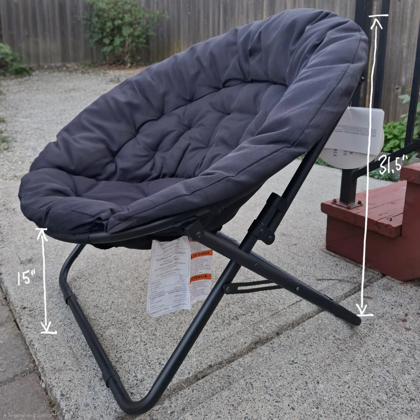 Black Moon/Saucer Chair - photo 2