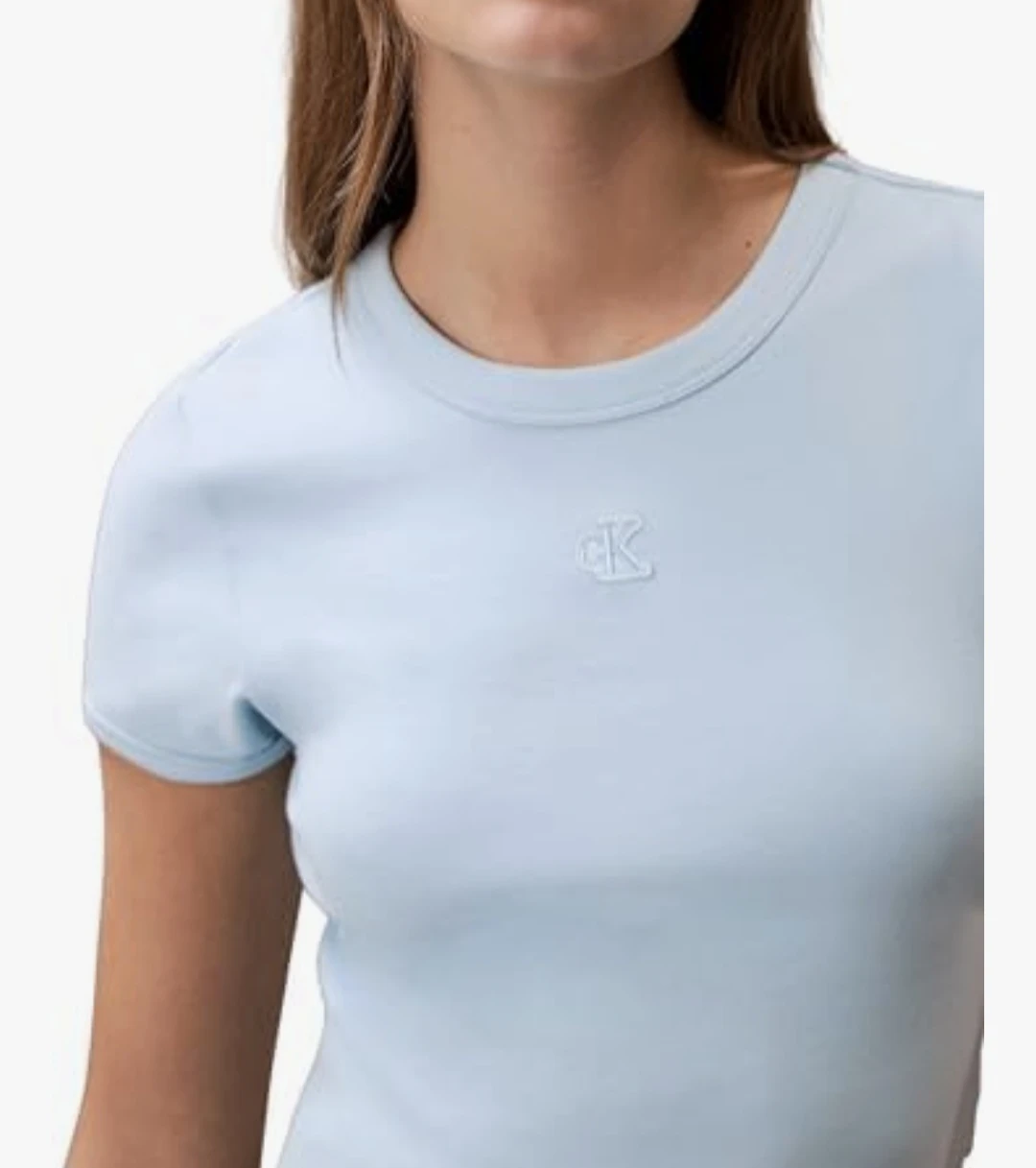 Calvin Klein Jeans Light Blue T-Shirt Dress - photo 2