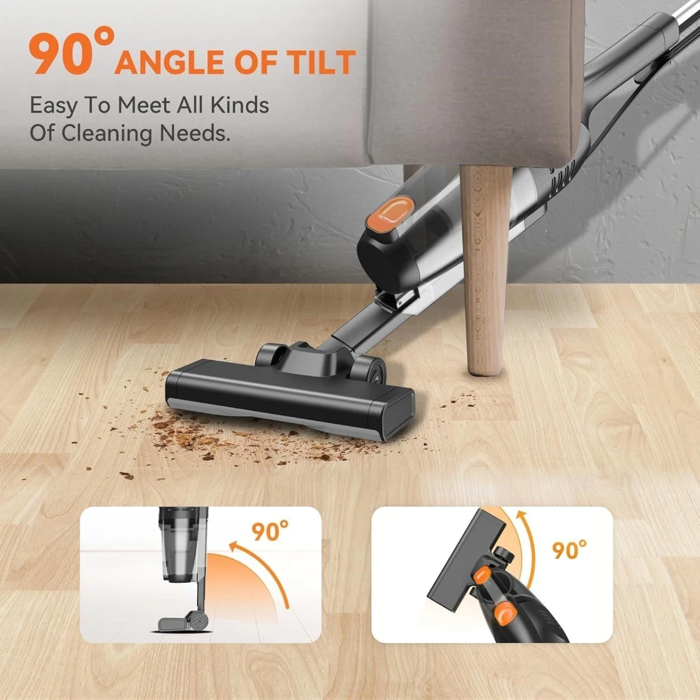 Brand New>>Corded Stick Vacuum Cleaner with 20000PA Suction - photo 3