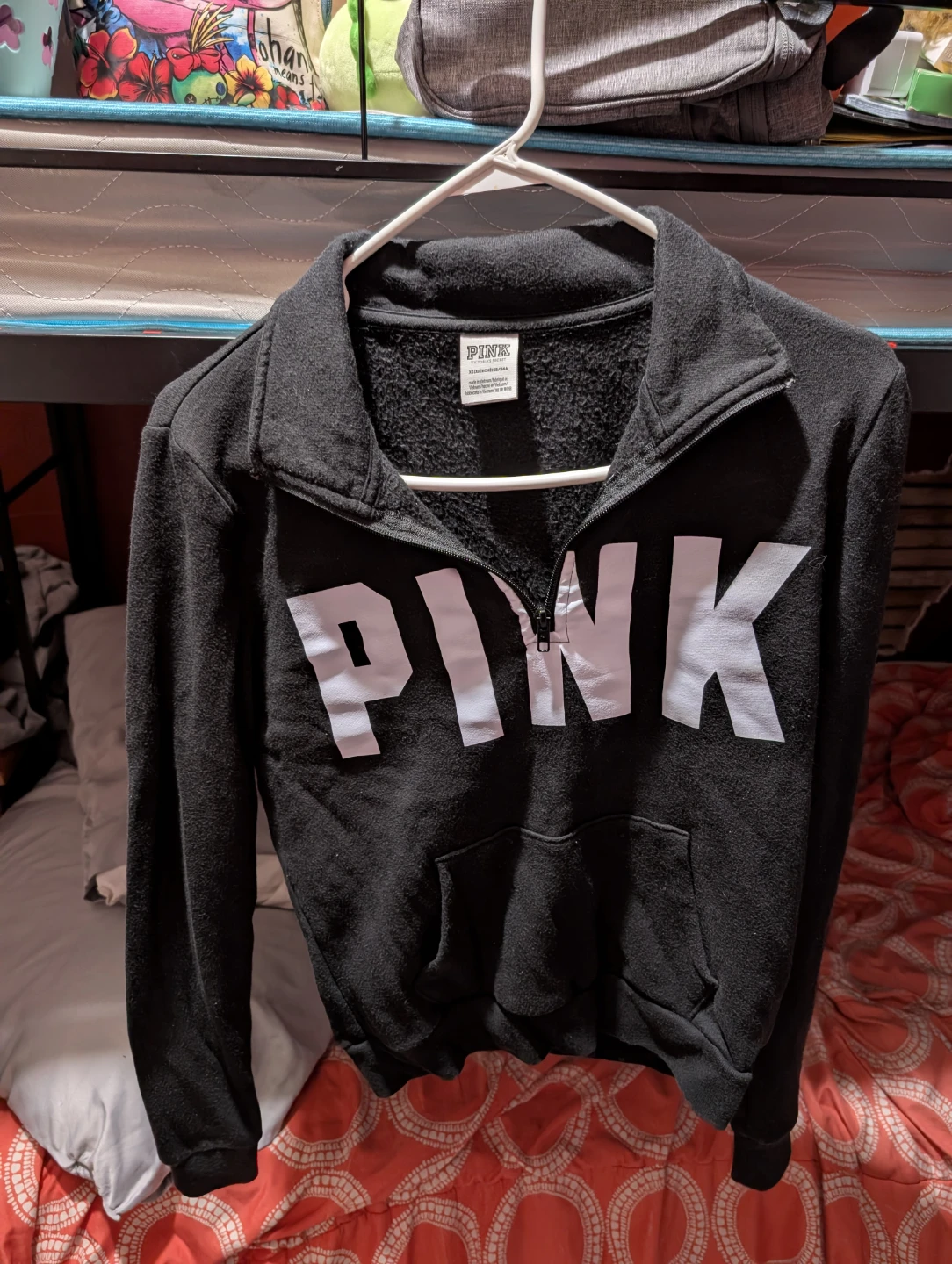 PINK Victoria's Secret Quarter Zip Sweatshirt