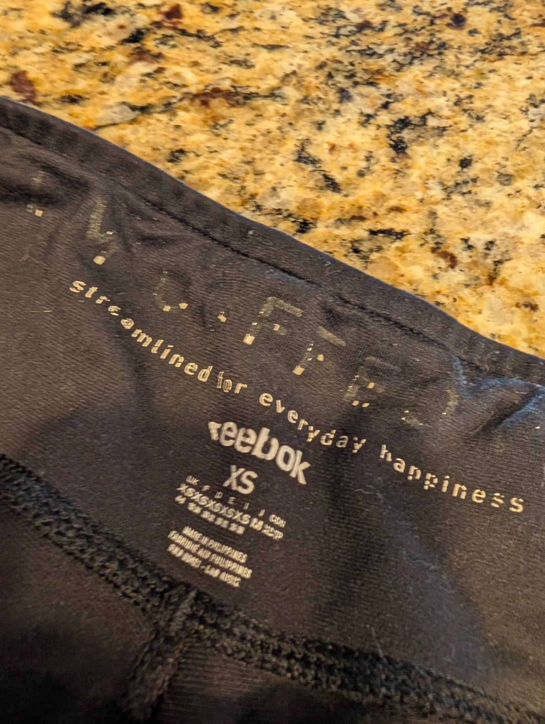 Reebok Black Athletic Pants and Long Sleeve Top Set - photo 2