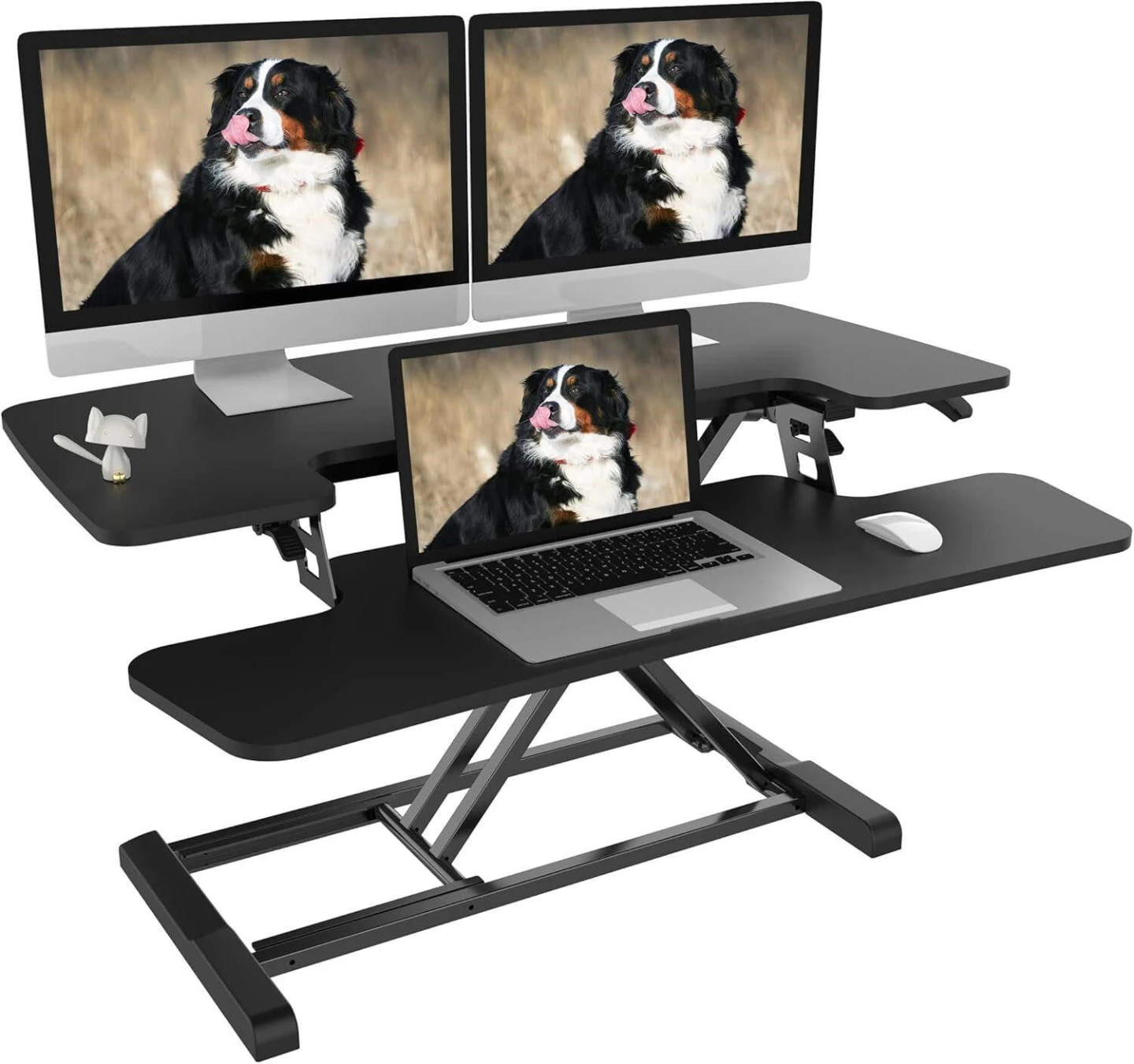 FlexiSpot M37MB Standing Desk Converter - Black - photo 2