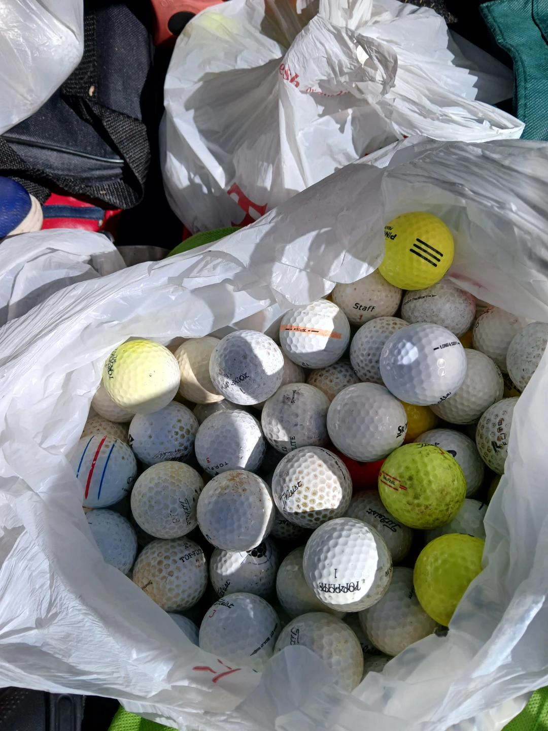 100 Hit away Golf Balls.