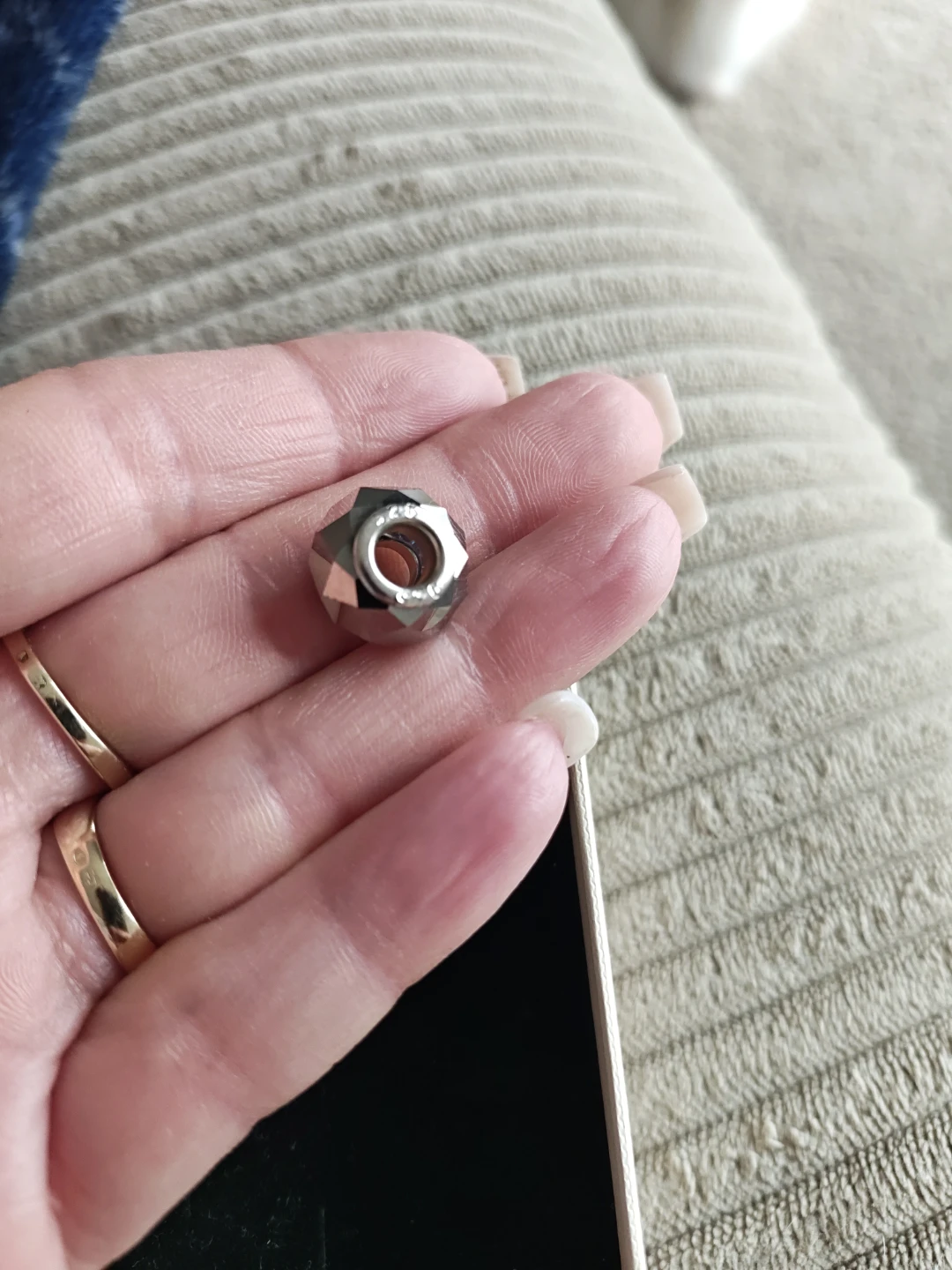 Silver Charm Bead - photo 4