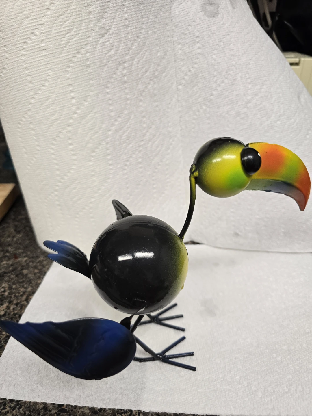 Vintage Metal Toucan Garden/Home Decor