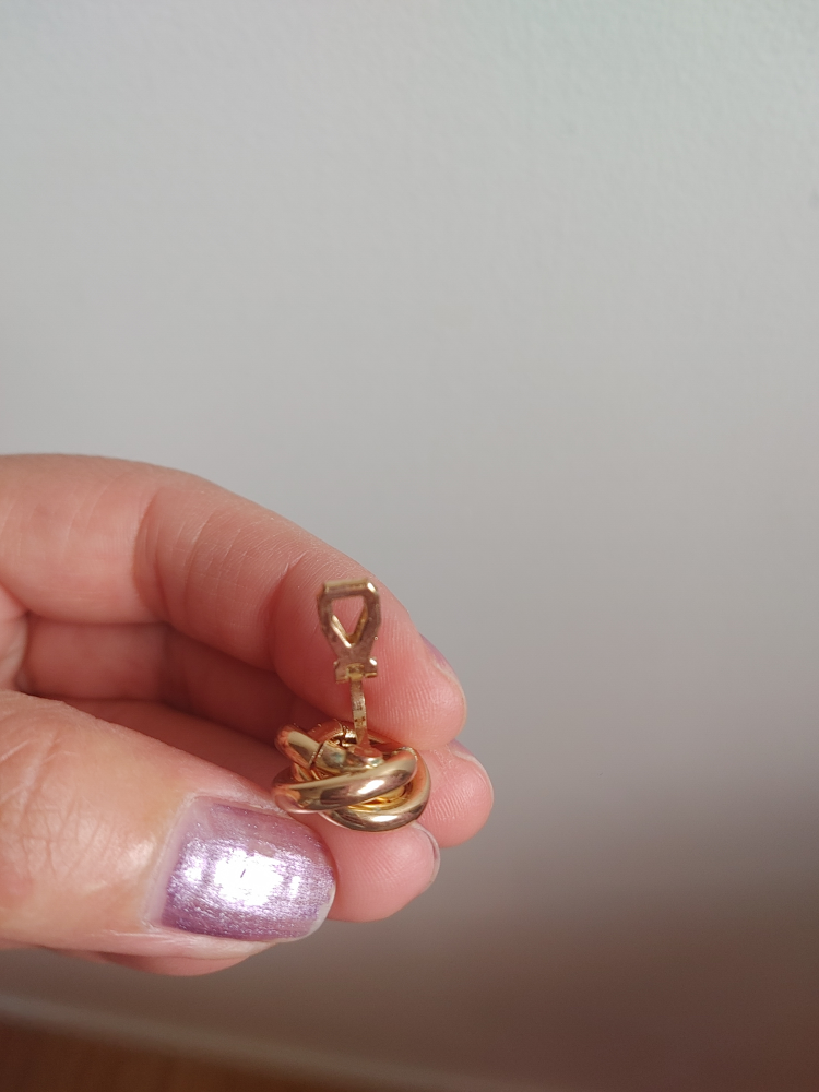 Gold-tone Knot Clip-On Earrings - photo 2