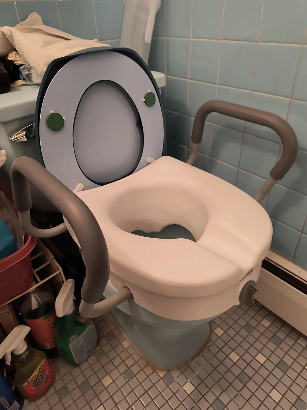 Toilet Seat Riser with Handles