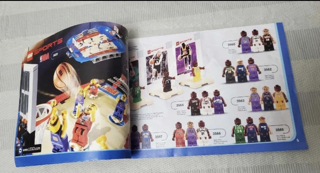lego 2003 catalog harry potter star wars nba kobe - photo 2