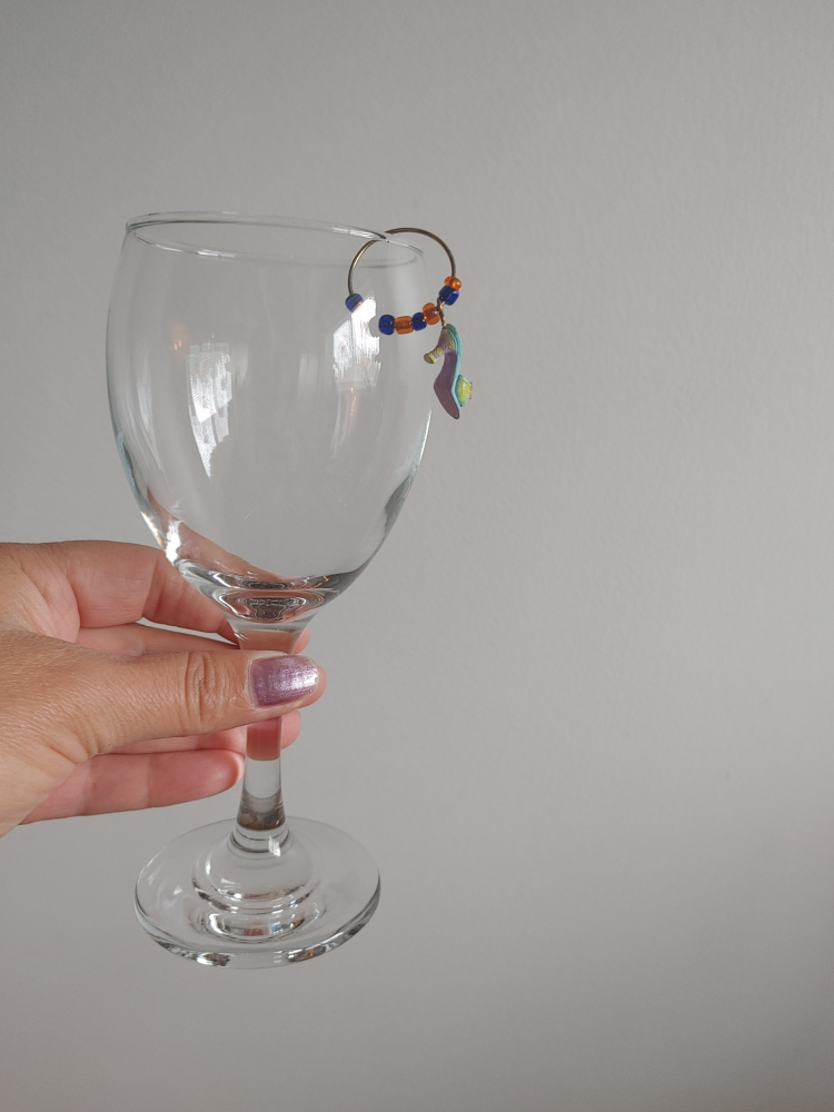 wine glass decorative rings 3 pieces