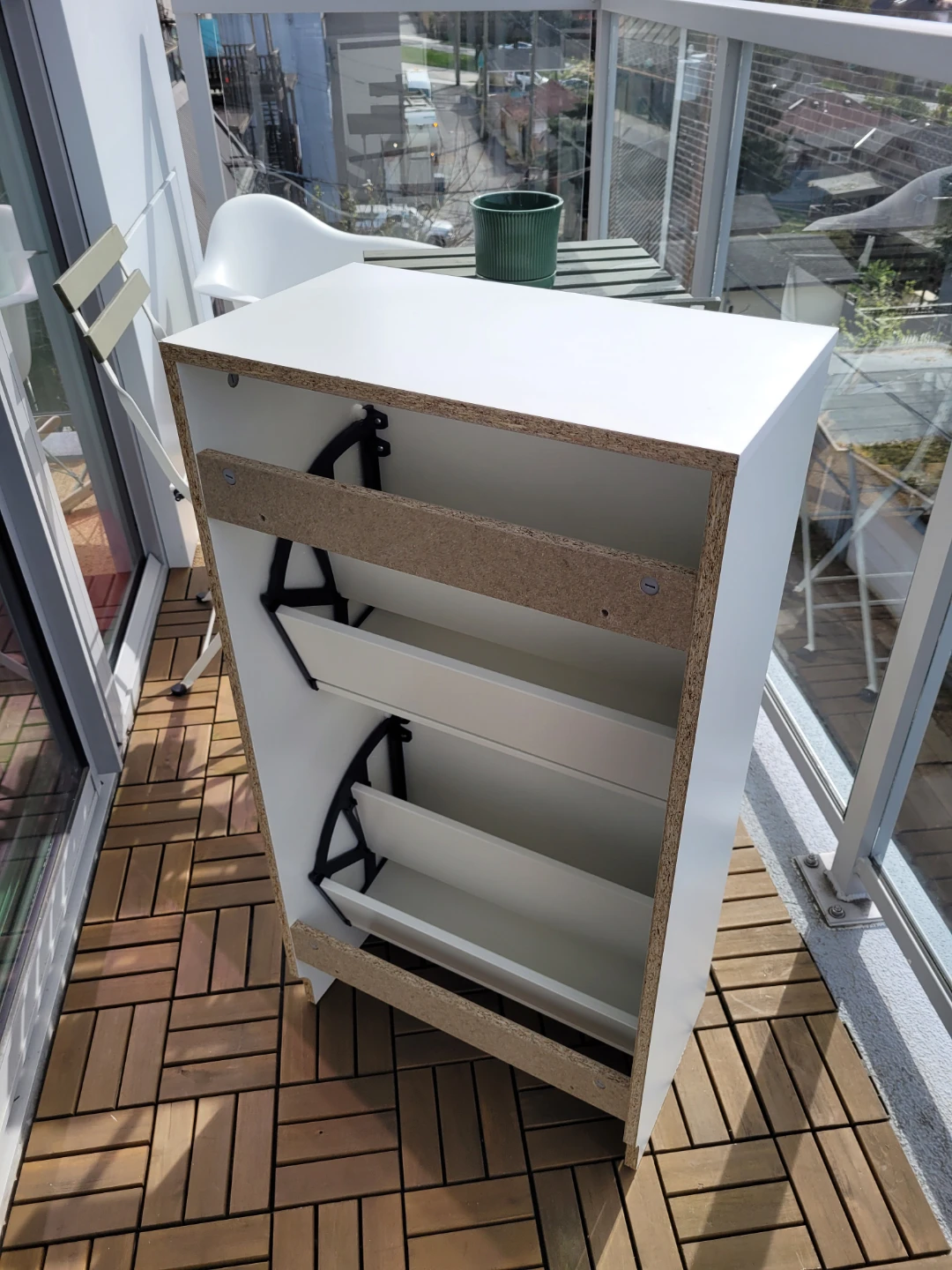 IKEA BISSA White Shoe Cabinet - photo 5