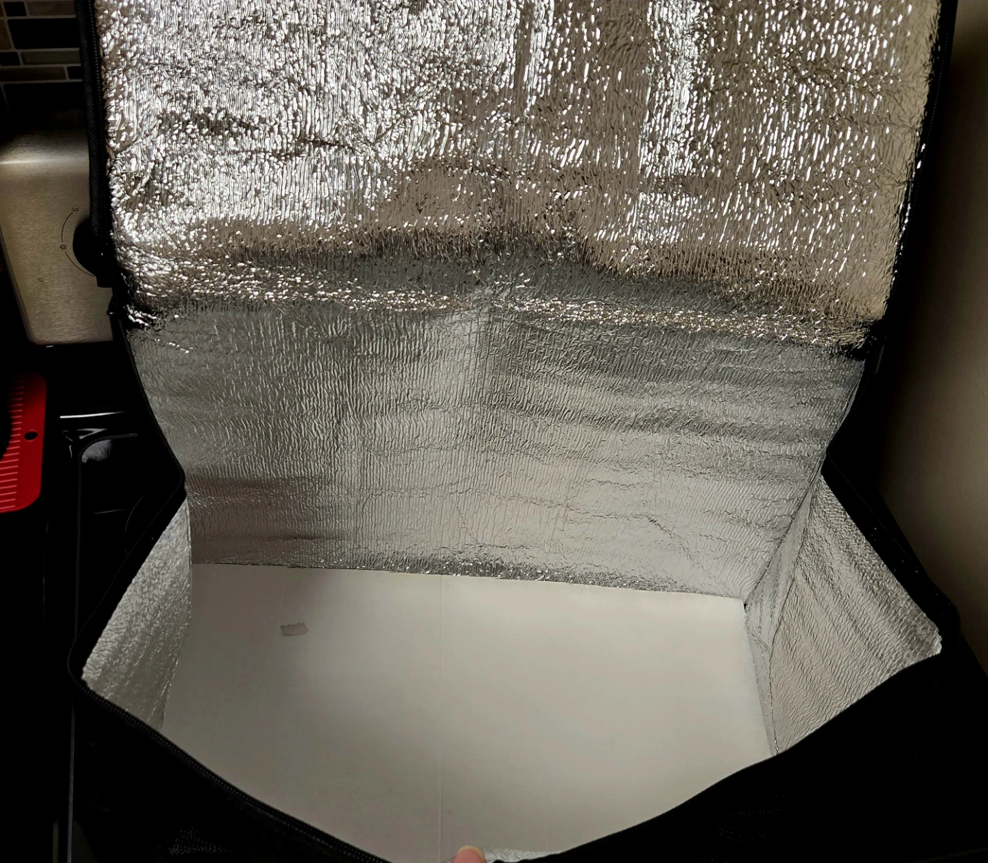 Insulated Food Delivery Bag with Cup Holder - photo 3