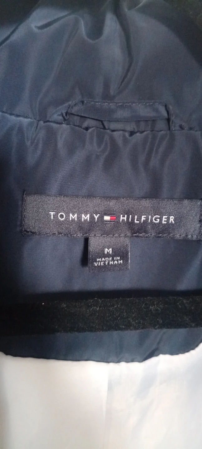 Tommy Hilfiger Navy Blue & White Track Jacket - Size M - photo 2