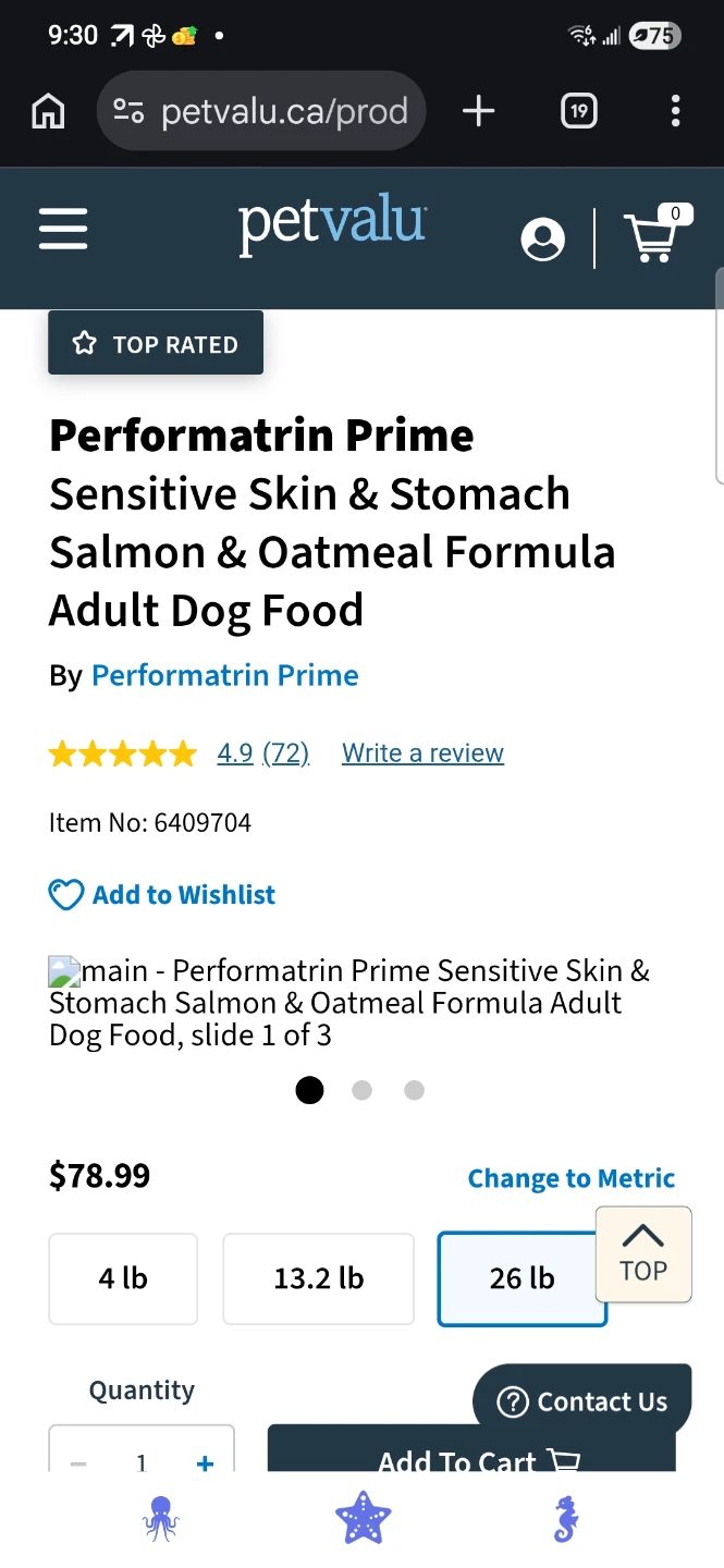 Performatrin Prime Sensitive Skin & Stomach Adult Dog Food - photo 3