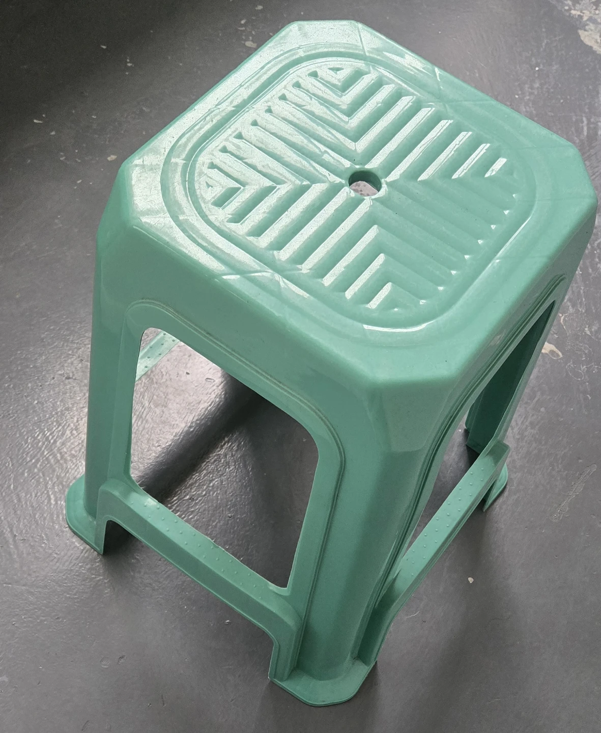 Mint Green Plastic Stool