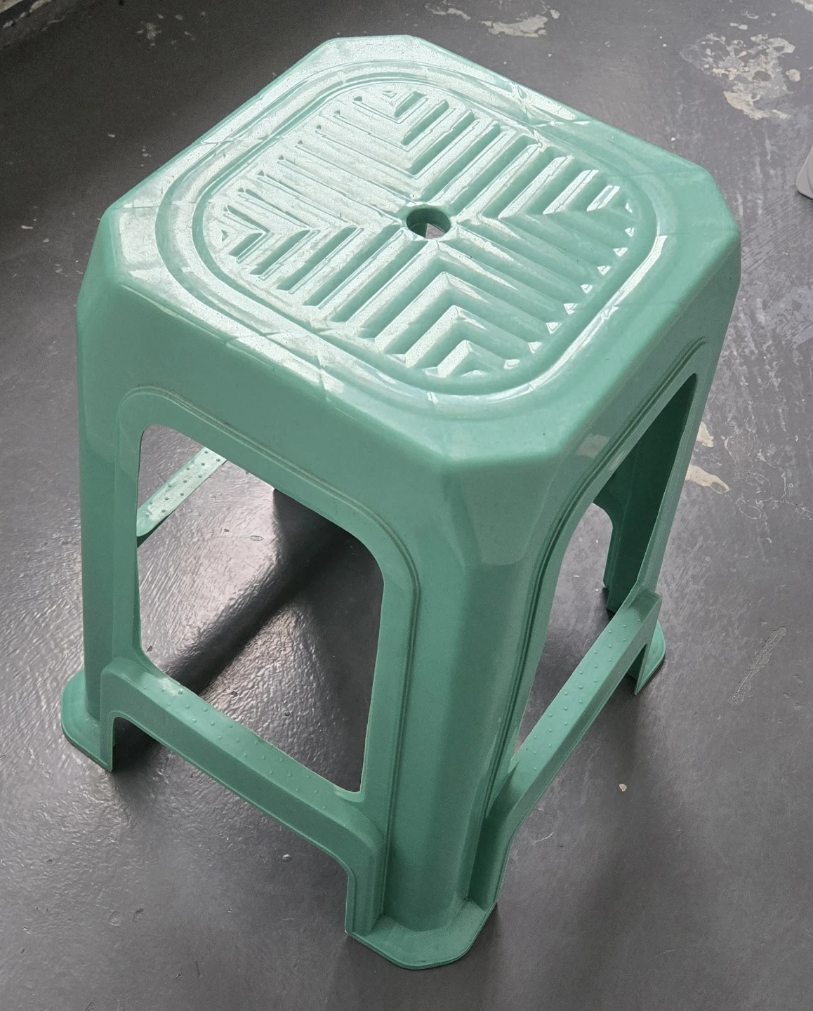 Mint Green Plastic Stool - photo 3