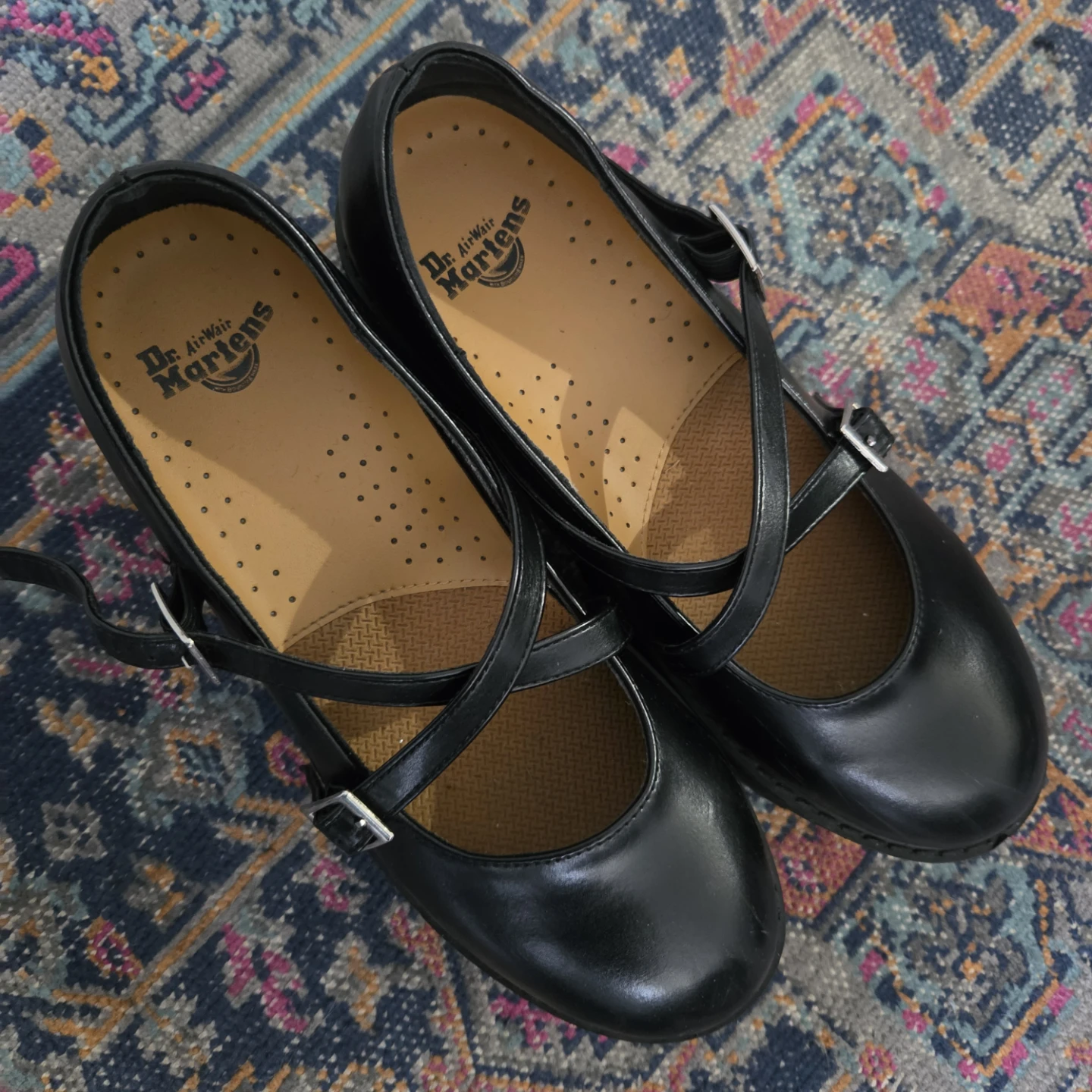 Dr. Martens Black Platform Mary Jane Shoes - photo 2