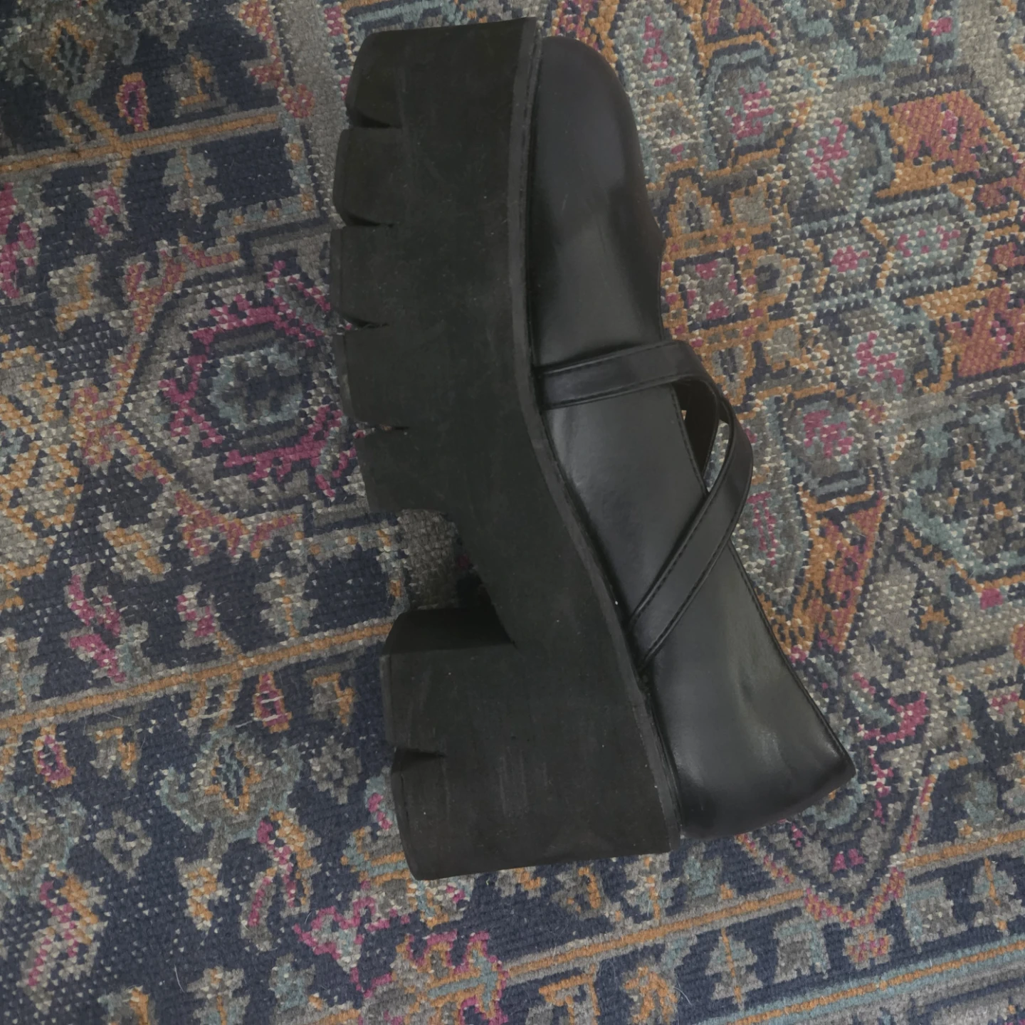 Dr. Martens Black Platform Mary Jane Shoes - photo 3
