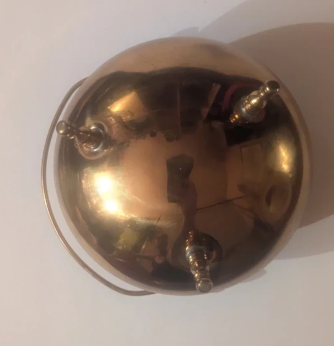 Brass Cauldron Pot with Handle - photo 3