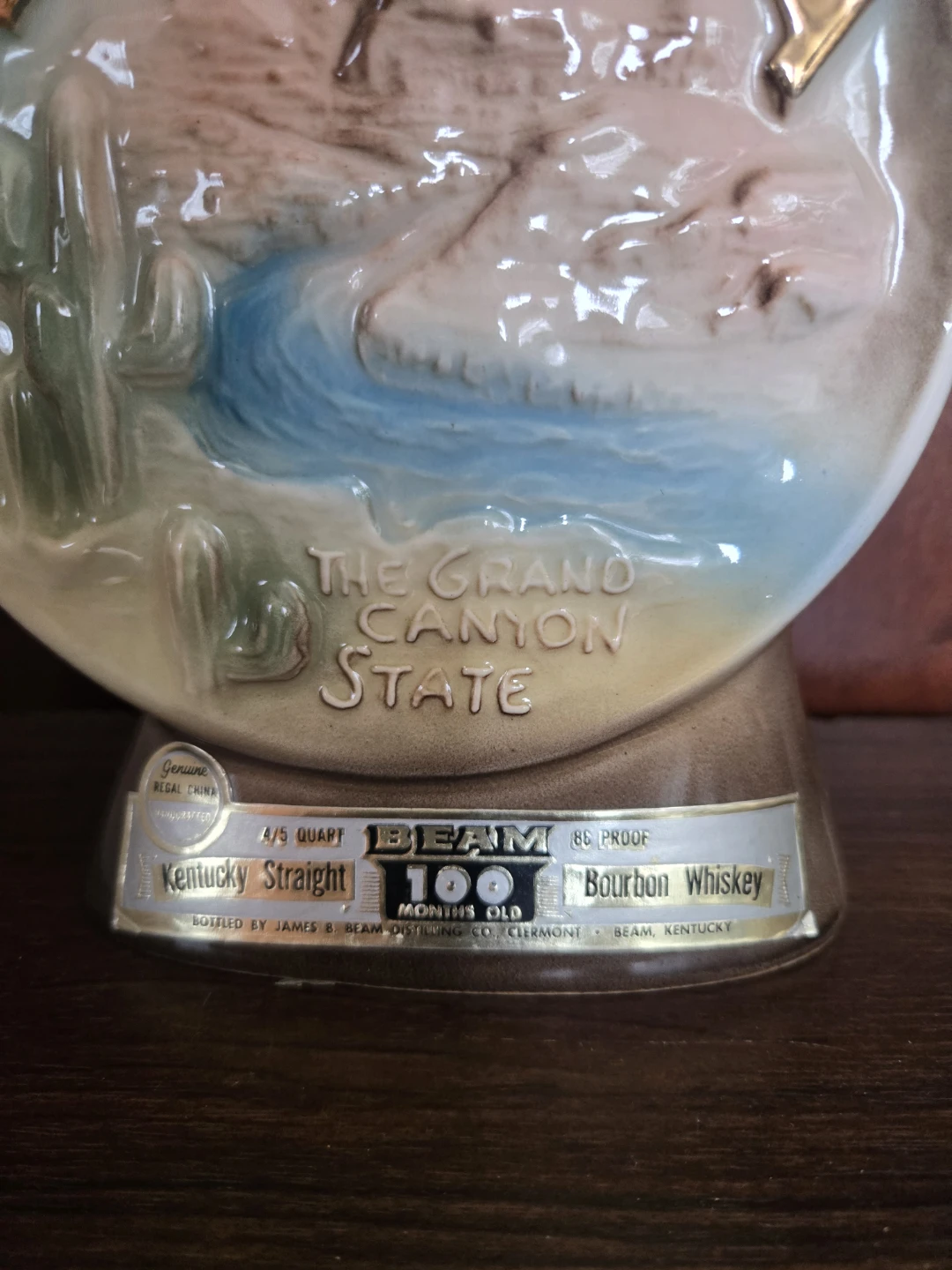 Beam 100 Months Old Kentucky Straight Bourbon Whiskey Decanter - photo 3