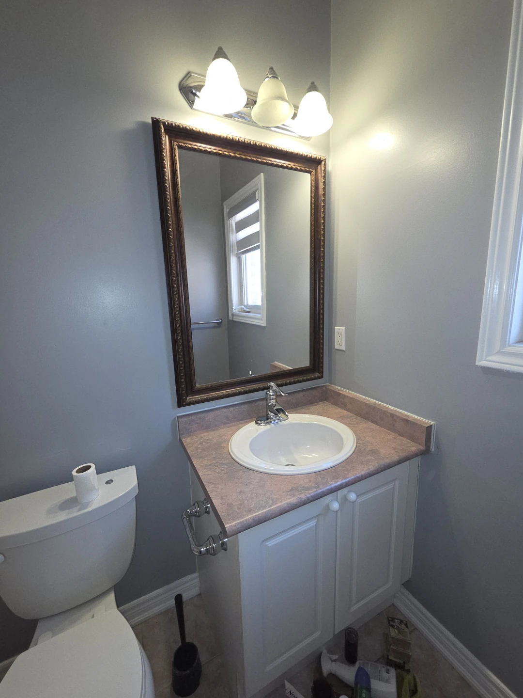Ornate Framed Bathroom Mirror - photo 3