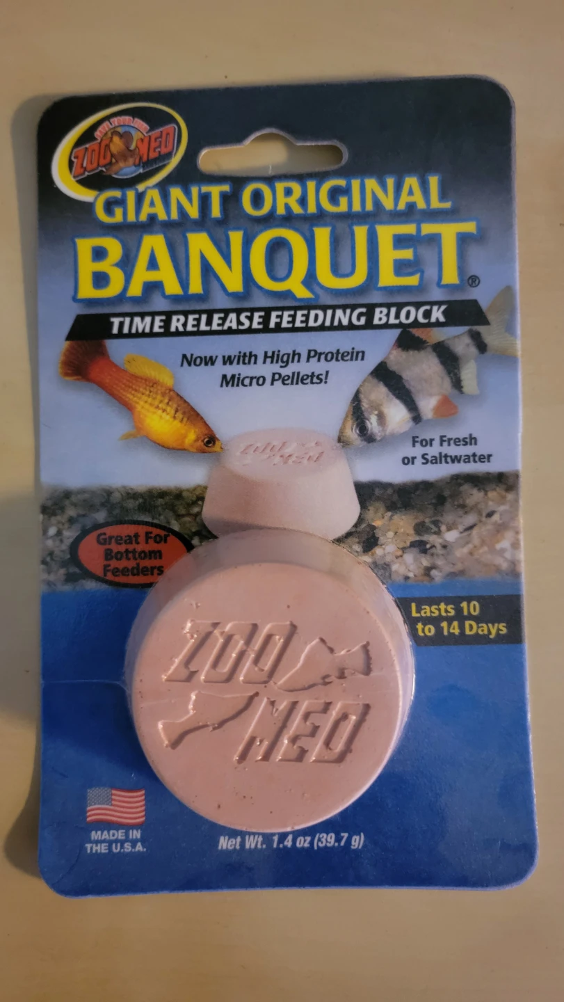 Zoo Med Giant Original Banquet Time Release Feeding Block