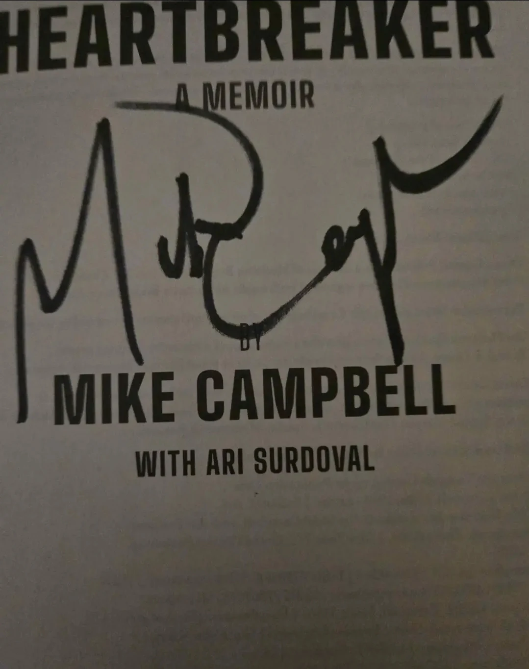 Autographed book by Mike Campbell Tom Petty & 💔 - photo 2